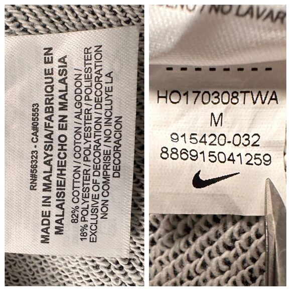 Nike Team Canada Hockey Sweatshirt Men’s Medium Black Gold Olympic Crew - Picture 9 of 15